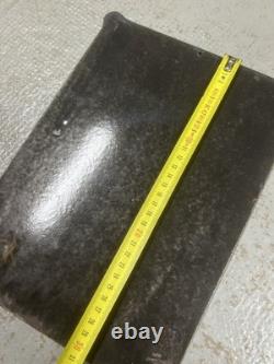 Ancienne Plaque Émaillée Publicitaire Cuisinière Valentini Cuisine Vintage