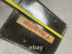 Ancienne Plaque Émaillée Publicitaire Nitrate de Soude du Chili Engrais Agricole