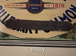 Ancienne Plaque Émaillée Réfectoire Chauffeurs Restaurant Garage Cantine Auto