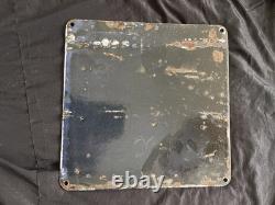 Ancienne Plaque Émaillée SAPONITE 23 X 23 Cm TBE Pub