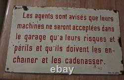 Ancienne Plaque Émaillée SNCF