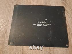 Ancienne Plaque Émaillée SNCF