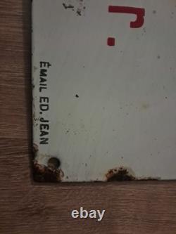 Ancienne Plaque Émaillée SNCF
