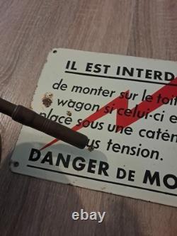 Ancienne Plaque Émaillée SNCF