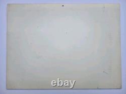 Ancienne Plaque Pin Up Esso Goutte D'huile No Plaque Émaillée