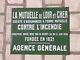 Ancienne Plaque Publicitaire Emaillée du Loir Et Cher Dpt 41 Enamel French Sign