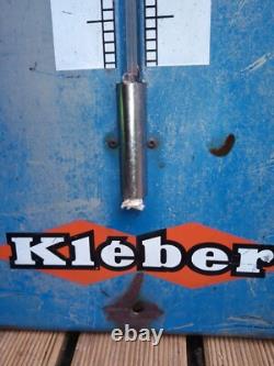 Ancienne Plaque Publicitaire Pneu Kleber Avec Thermometre