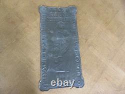 Ancienne Plaque Tôle lithographie Publicitaire Liqueur Hanappier