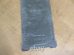 Ancienne Plaque Tôle lithographie Publicitaire Liqueur Hanappier