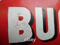 Ancienne Plaque émaillée Bugatti Garage Huile Automobile Enamel sign Emailschild