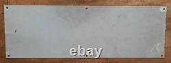 Ancienne Plaque tôle Pneus KLEBER COLOMBES automobile garage huile 60x20cm