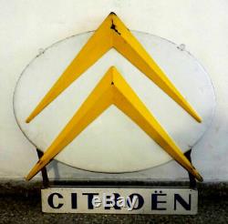 Ancienne Plaquee Emaillee Citroen Annes 1935