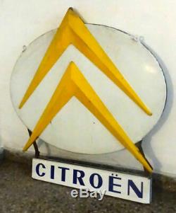 Ancienne Plaquee Emaillee Citroen Annes 1935