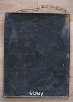 Ancienne Tôle Compagnie Française Du Phénix Assurance Contre L'incendie Vie 1844