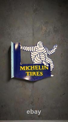 Ancienne plaque Émaillée MICHELIN