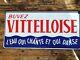 Ancienne plaque émaille BUVEZ VITTELOISE l'eau qui chante et qui danse