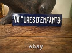 Ancienne plaque emaillee