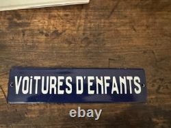 Ancienne plaque emaillee