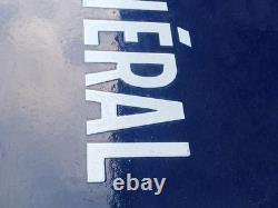 Ancienne plaque émaillée Avenue Du Général De Gaulle 50x40 Original