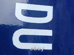 Ancienne plaque émaillée Avenue Du Général De Gaulle 50x40 Original