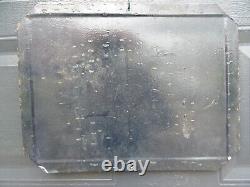 Ancienne plaque émaillée DÉPÔT french enamel sign emailschild garage publicité