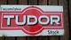 Ancienne plaque emaillée DOUBLE accumulateur TUDOR, loft, usine, vintage, garage