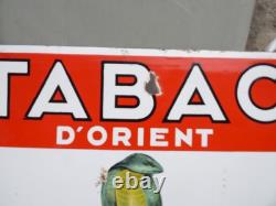Ancienne plaque émaillée EAS pub Tabac Naja Celtiques 2 face Dransy et Dupin