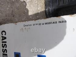 Ancienne plaque émaillée EAS pub Tabac Naja Celtiques 2 face Dransy et Dupin
