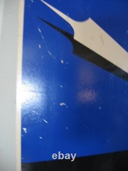 Ancienne plaque émaillée LIP Montre Horlogerie Art Déco 45 x 30 cm