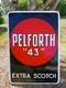 Ancienne plaque émaillée Pelforth 43 bière scotch Lille Pélican Enamel Sign Beer