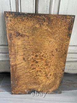 Ancienne plaque émaillée Pez bombée Très Rare