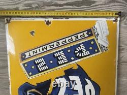 Ancienne plaque émaillée Pez bombée Très Rare