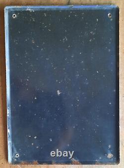 Ancienne plaque émaillée VINS DU POSTILLON Art France Luynes bar deco 35x25cm