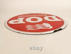 Ancienne plaque émaillée emailschild enamel sign shampoing Dop 70's
