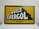 Ancienne plaque emaillee energol