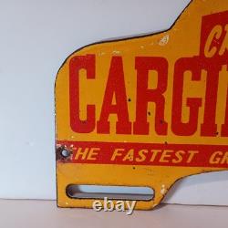 Ancienne plaque émaillée porcelaine Cargill Hybrides 10 x 5,5