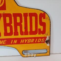 Ancienne plaque émaillée porcelaine Cargill Hybrides 10 x 5,5