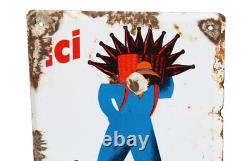 Ancienne plaque émaillée publicitaire les Vins Primior en vente ici