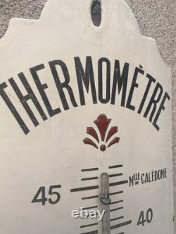 Ancienne plaque émaillée, thermomètre Chocolat Révillon, émaillerie Lyonnaise