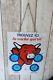 Ancienne plaque horaires boutique publicitaire vache qui rit (vintage)