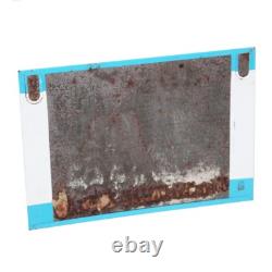 Ancienne plaque / tôle non émaillée crèmes glacées Heudebert / Gervais