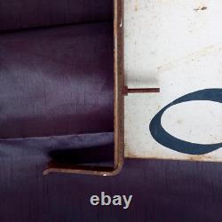 Ancienne tôle publicitaire peinte Chantelaine enseigne double face no émail