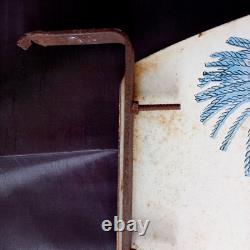 Ancienne tôle publicitaire peinte Chantelaine enseigne double face no émail