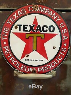 Anciennes plaques émaillé de pompes texaco 1950 plus une plaque DELTA AIRLINES