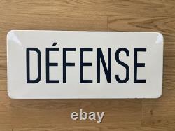 Anciennes plaques émaillées Défense D'afficher 70x30cm chacune