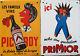 Anciennes plaques émaillées vins PRIMIOR et PICARDY bar restaurant pub 25x35cm
