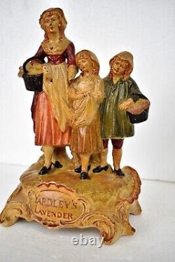 Antique Yardley's Lavender Olde English Figurine Publicité Shop Affichage Cerami
