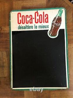 Ardoise En Tôle Émaillée Coca-cola Désaltère Le Mieux Sa Phillippault Paris