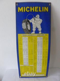 Authentique TOLE SERIGRAPHIEE MICHELIN pression pneus 83cm x 34 cm SYMPA DECO