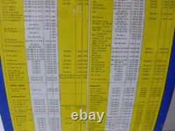 Authentique TOLE SERIGRAPHIEE MICHELIN pression pneus 83cm x 34 cm SYMPA DECO